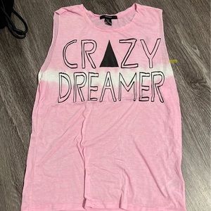 Forever 21 muscle tank - crazy dreamer